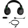 Casque HyperX CloudX Flight Noir et vert, Coussinets à mémoire de forme, sans-fi