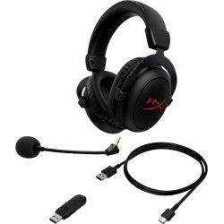 Casque HyperX Cloud Core sans fil Noir, stucture aluminium, son spatial