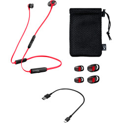 Ecouteurs HyperX Cloud Buds Noir-Rouge,  Bluetooth, 10h autonomie en 1 charge