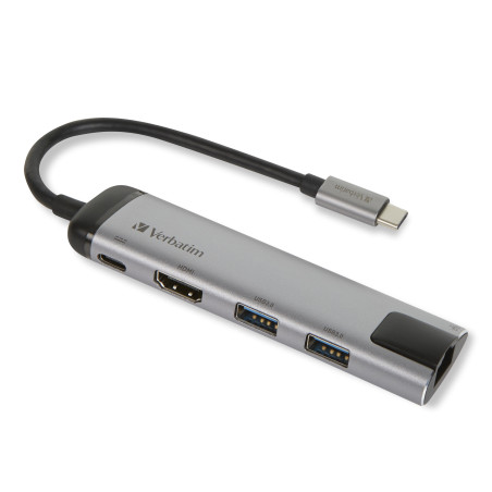 VERBATIM HUB USB-C MULTIPORT USB 3.1