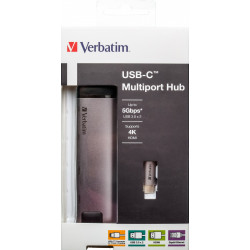 VERBATIM HUB USB-C MULTIPORT USB 3.1