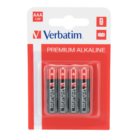 VERBATIM PILES 4X AAA-LR03 ALKALINE