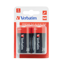 VERBATIM PILES 2X D-LR20 ALKALINE