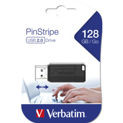 VERBATIM CLE 128GO USB 2.0 NOIR
