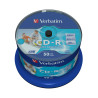 CD Verbatim 700 Mo 52X Imprimable (Spindle de 50 )