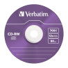 CD-RW Verbatim 700 Mo 4X (Boite Slim couleur de 5)