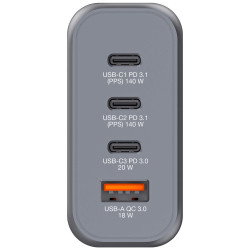 VERBATIM CHARGEUR GNC-140 4PORT 140W