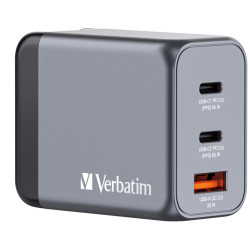VERBATIM CHARGEUR GNC-65 3PORT 65W
