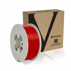 VERBATIM FILAMENT PLA 1.75MM ROUGE