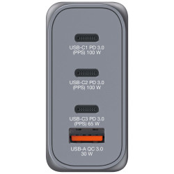 VERBATIM CHARGEUR GNC-100 4PORT 100W