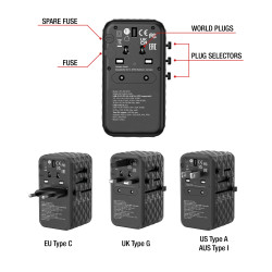 VERBATIM ADAPTATEUR VOYAGE UTA-06