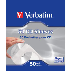 VERBATIM 50 POCHETTES PAPIER POUR CD