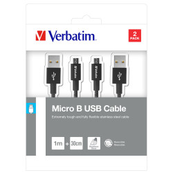 VERBATIM CABLE MICRO USB 100+30 CM N