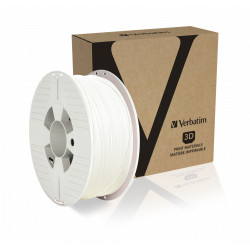 VERBATIM FILAMENT PLA 1.75MM BLANC