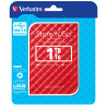 VERBATIM DD EXTERNE 1TB USB3 ROUGE