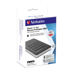 VERBATIM DD EXTERNE 1TB USB3.1 SECUR