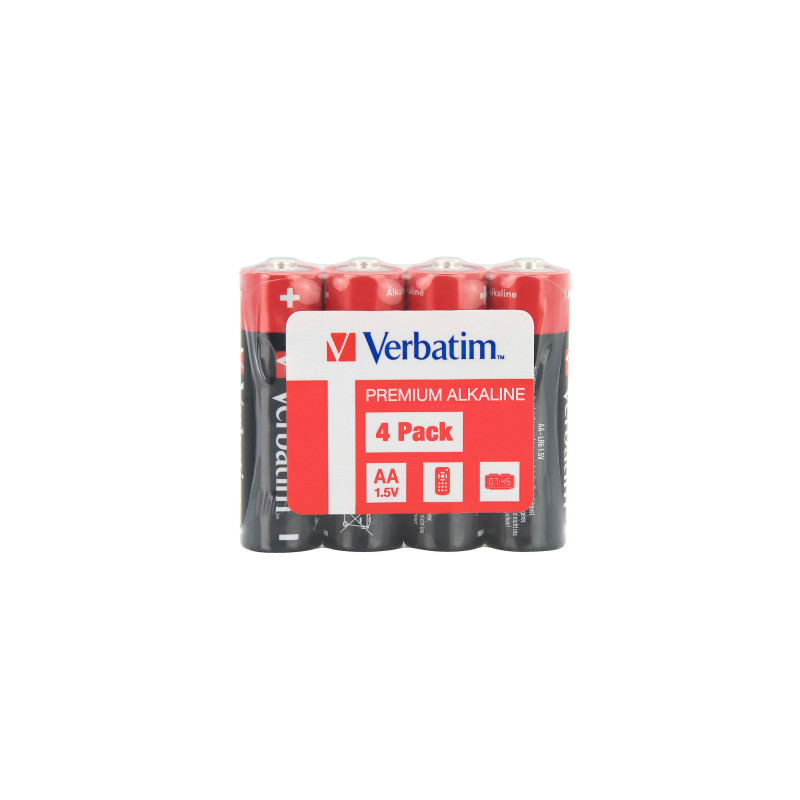 VERBATIM PILES 4X AA-LR6 ALKALINE