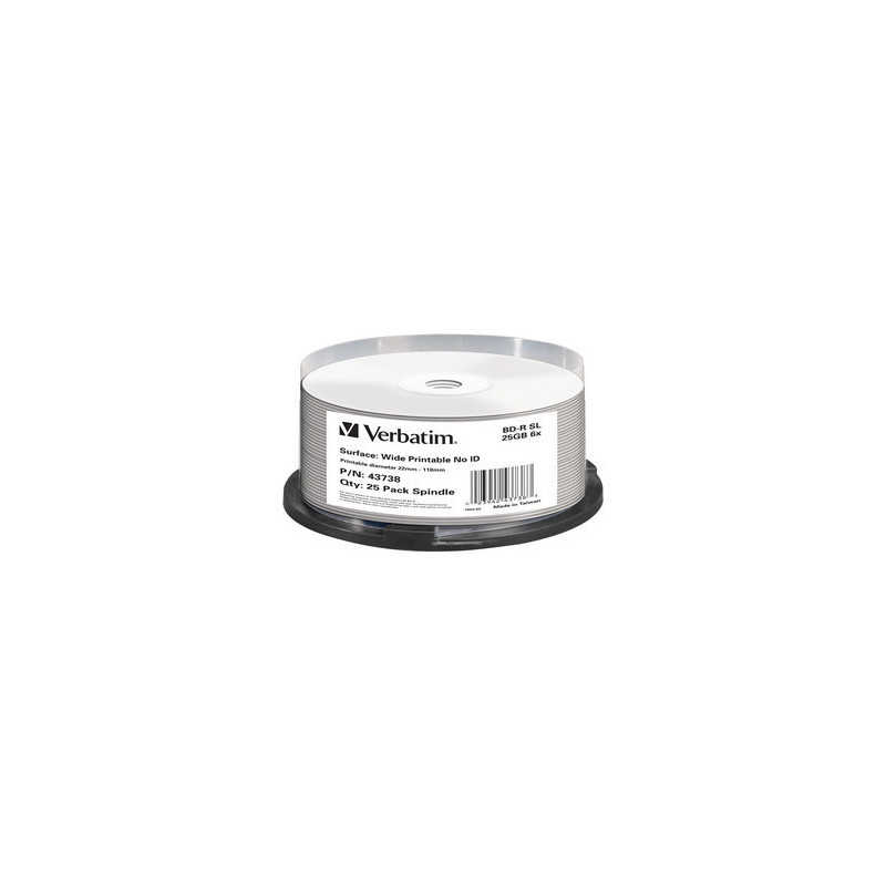 VERBATIM BLU-RAY BD-R 25GB 6X SP25