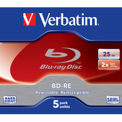VERBATIM BLU-RAY BD-RE 25GB 2X JC5