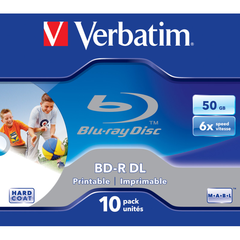 VERBATIM BLU-RAY BD-R 50GB 6X JC10