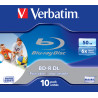 VERBATIM BLU-RAY BD-R 50GB 6X JC10