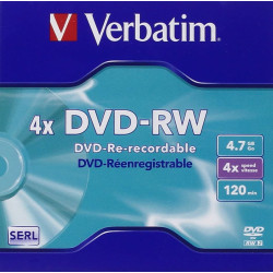 VERBATIM DVD-RW SERL 4.7GB 4X JC5