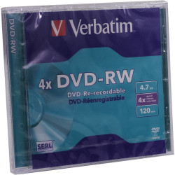 VERBATIM DVD-RW SERL 4.7GB 4X JC5