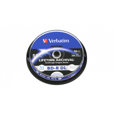 VERBATIM BLU-RAY BD-R 50GB 6X SP10