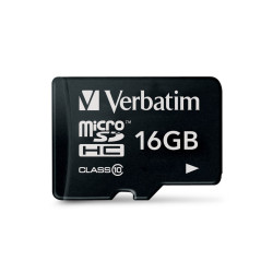VERBATIM CARTE MICRO SDHC 16GB