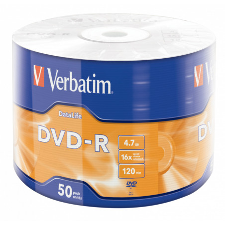 VERBATIM DVD-R 4.7GB 16X SP50