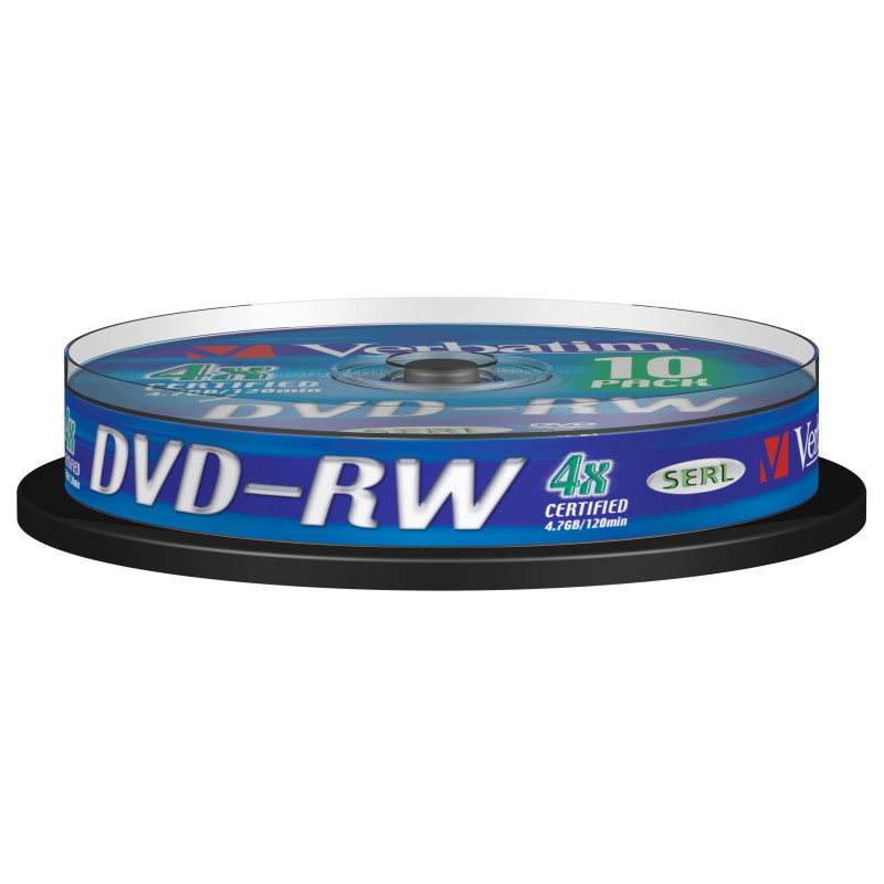 VERBATIM DVD-RW SERL 4.7GB 4X SP10