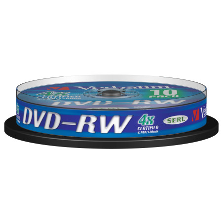 VERBATIM DVD-RW SERL 4.7GB 4X SP10