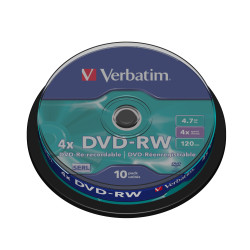 VERBATIM DVD-RW SERL 4.7GB 4X SP10