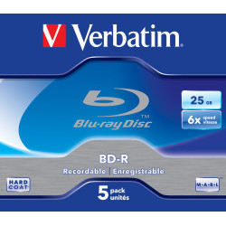 VERBATIM BLU-RAY BD-R 25GB 6X JC5