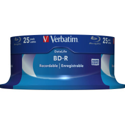 VERBATIM BLU-RAY BD-R 25GB 6X SP25