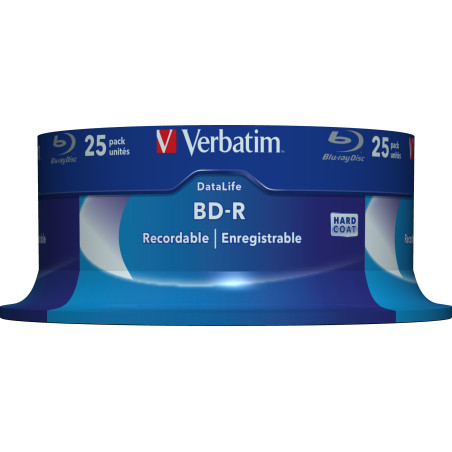 VERBATIM BLU-RAY BD-R 25GB 6X SP25