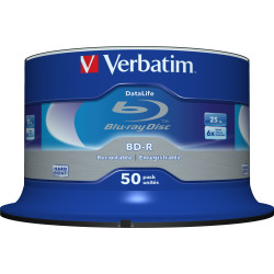 VERBATIM BLU-RAY BD-R 25GB 6X SP50