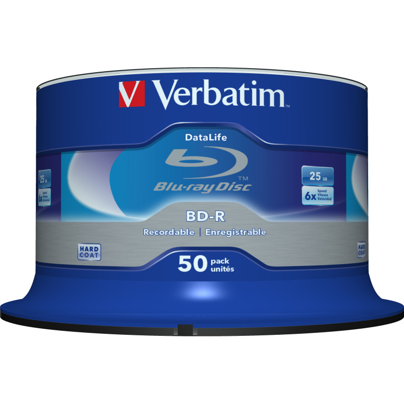 VERBATIM BLU-RAY BD-R 25GB 6X SP50