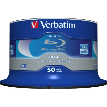 VERBATIM BLU-RAY BD-R 25GB 6X SP50