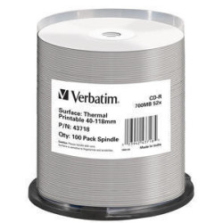 VERBATIM CD-R AZO 700MB 52X SP100