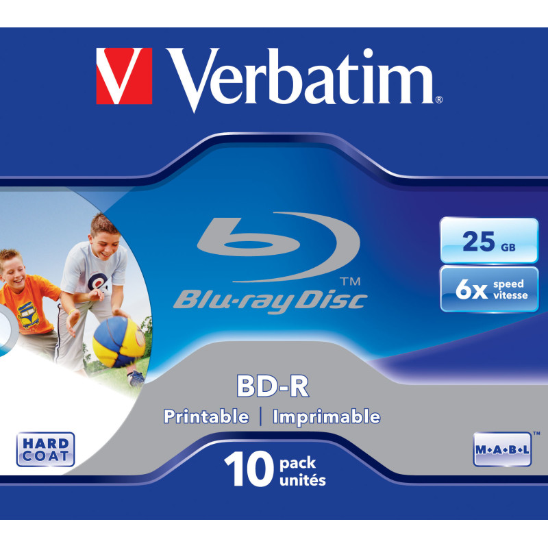 VERBATIM BLU-RAY BD-R 25GB 6X JC10