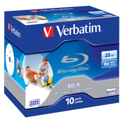 VERBATIM BLU-RAY BD-R 25GB 6X JC10