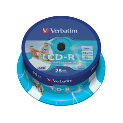 VERBATIM CD-R AZO 700MB 52X SP25
