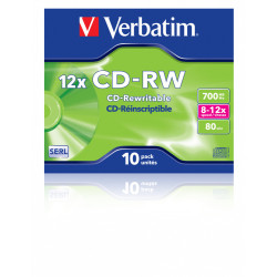 VERBATIM CD-R 700MB 8X-12X JC10