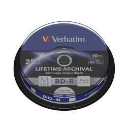 VERBATIM BLU-RAY BD-R 25GB 4X SP10