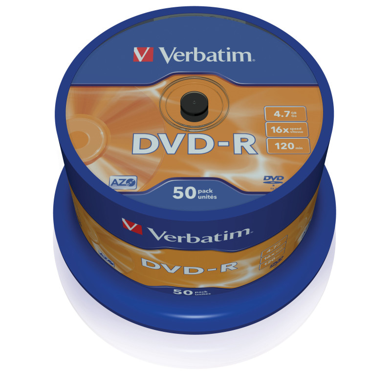 VERBATIM DVD-R AZO 4.7GB 16X SP50