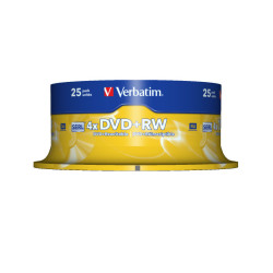 VERBATIM DVD+RW SERL 4.7GB 4X SP25