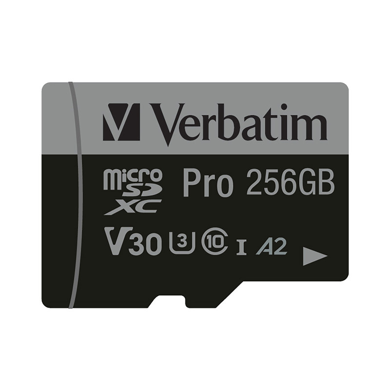 VERBATIM CARTE MICRO SDXC 256GB ADAP