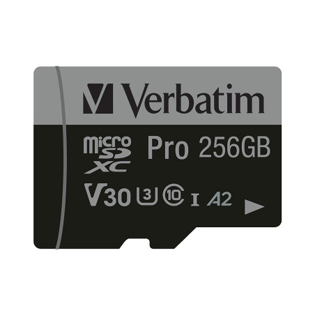 VERBATIM CARTE MICRO SDXC 256GB ADAP