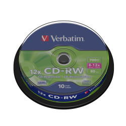 VERBATIM CD-RW SERL 700MB 12X SP10